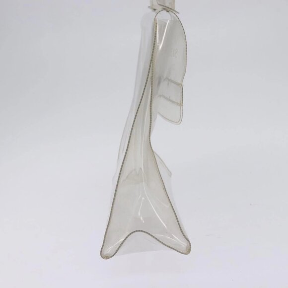 HERMES Vinyl Kelly Hand Bag Clear Auth 148034 - Picture 6 of 16